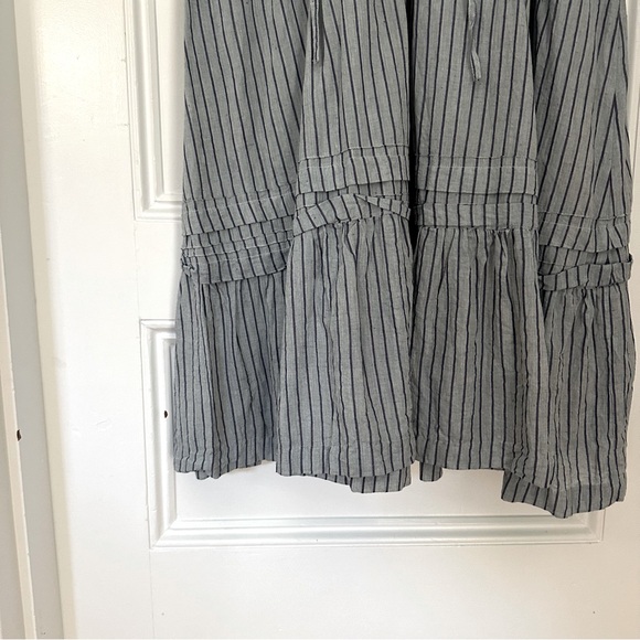 Matta Striped Midi Dress Blue size Small - Picture 10 of 10